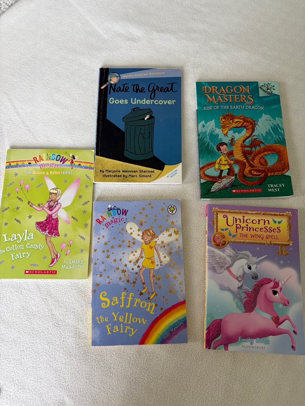 Assorted young reader used books